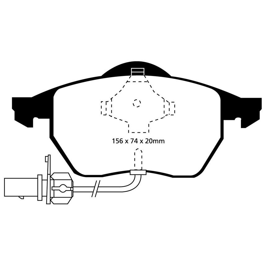 EBC Brakes Yellowstuff Performance Brake Pads