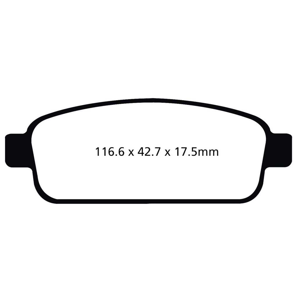 EBC Brakes Yellowstuff Performance Brake Pads