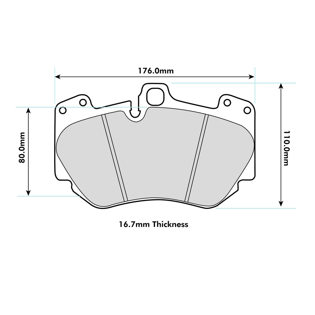 Pagid RSC2 Ceramic Disc Brake Pads