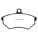 EBC Brakes Yellowstuff Performance Brake Pads