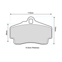 Pagid RSL19 Brake Pads
