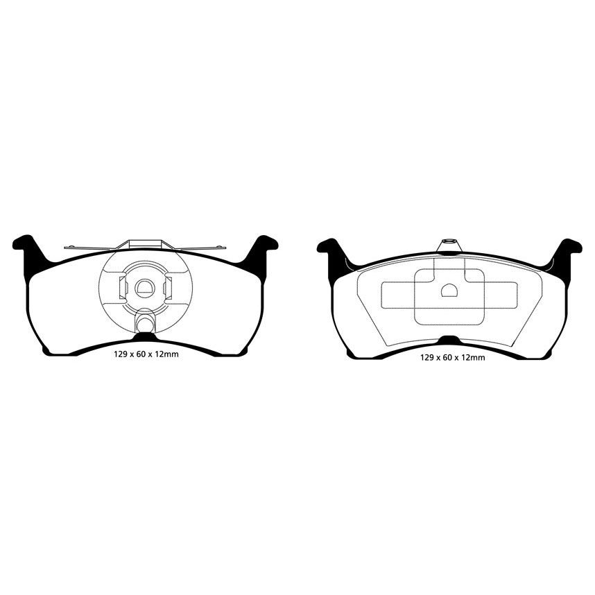 EBC Brakes Redstuff Performance Brake Pads