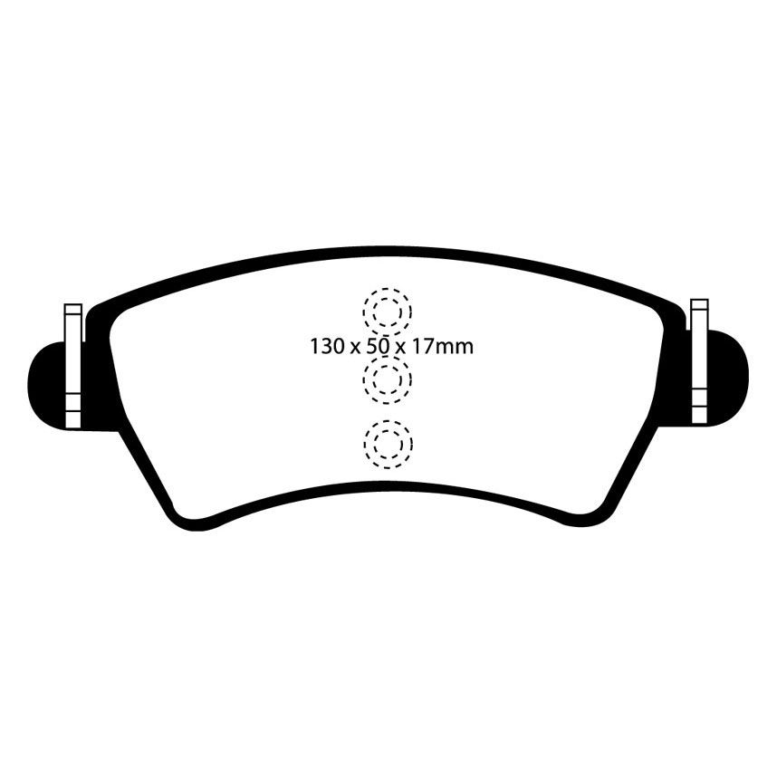 EBC Brakes Yellowstuff Performance Brake Pads
