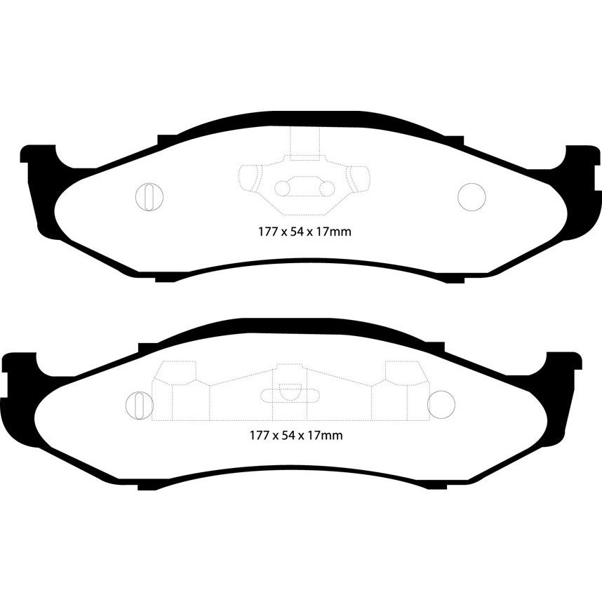 EBC Brakes Yellowstuff Performance Brake Pads
