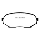 EBC Brakes Yellowstuff Performance Brake Pads