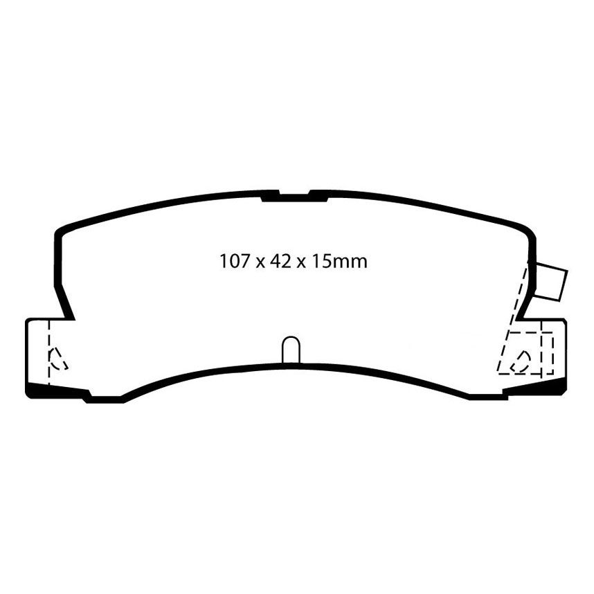 EBC Brakes Yellowstuff Performance Brake Pads