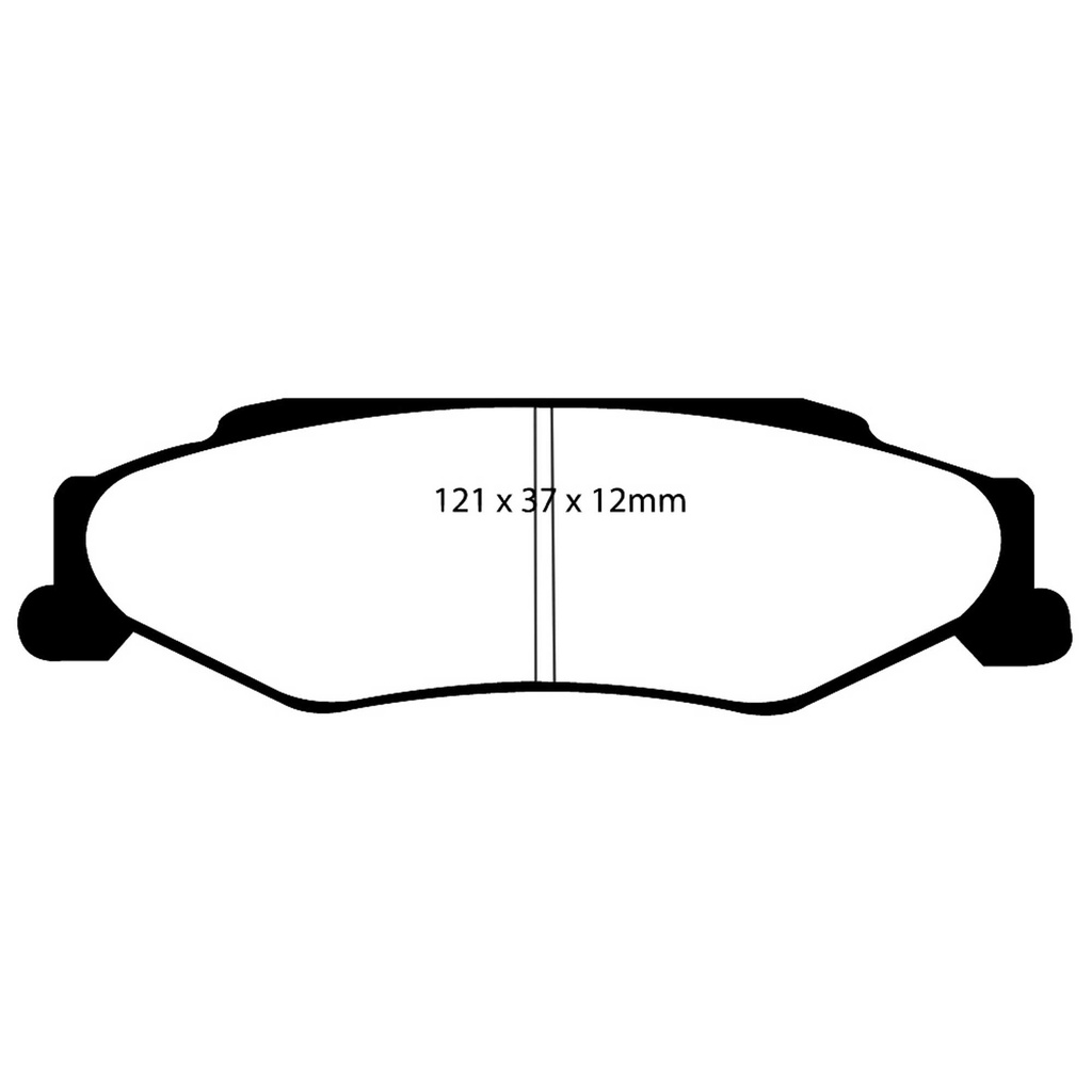 EBC Brakes Yellowstuff Performance Brake Pads