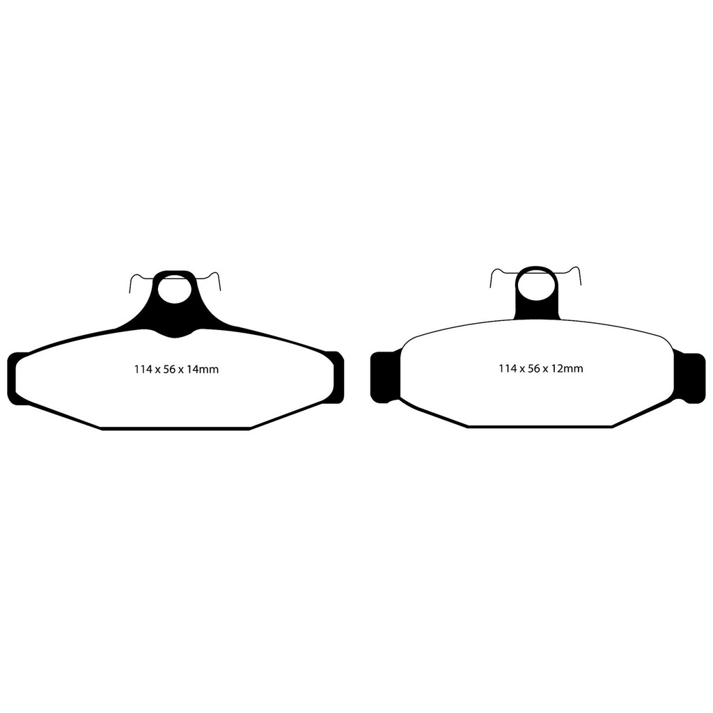 EBC Brakes Yellowstuff Performance Brake Pads