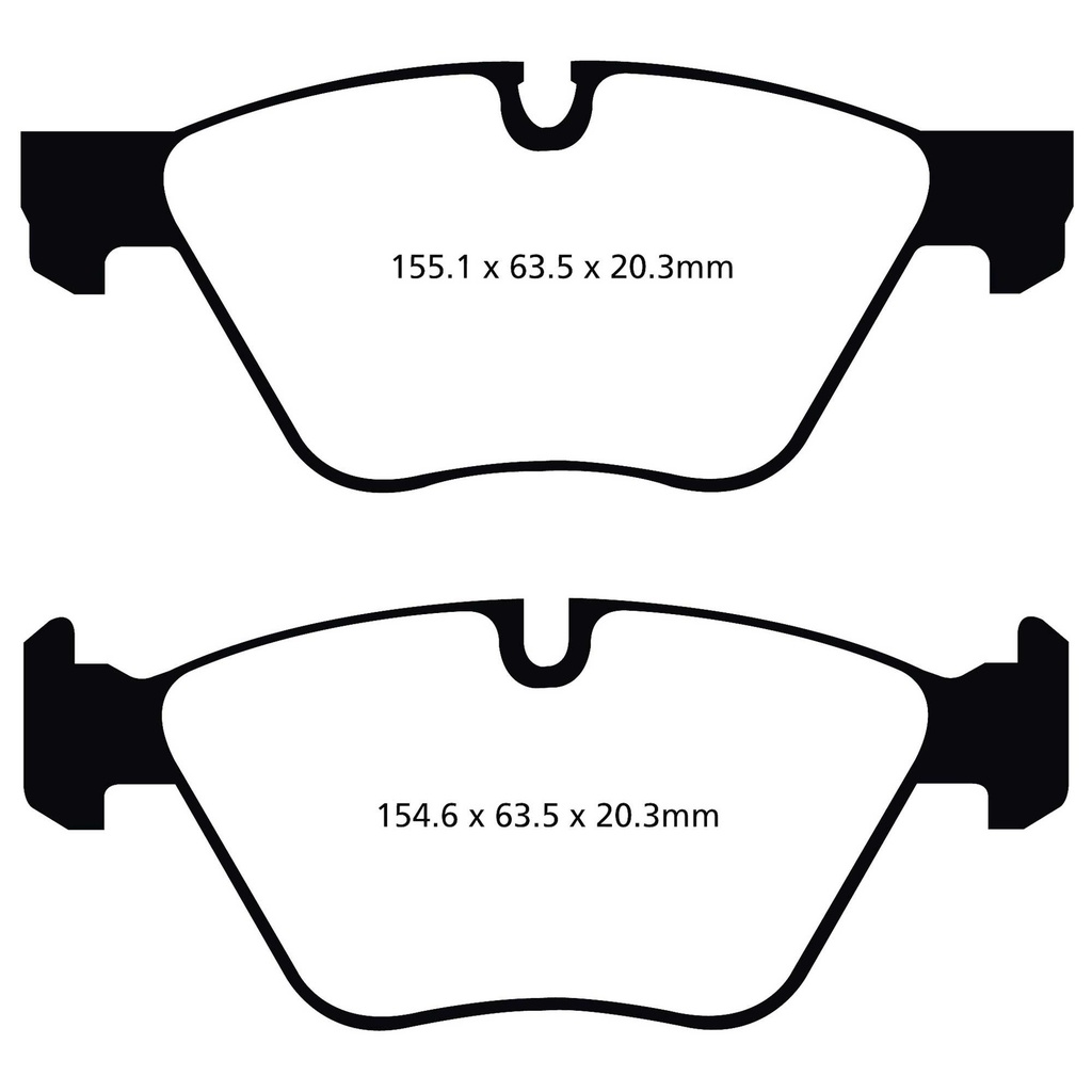 EBC Brakes Yellowstuff Performance Brake Pads