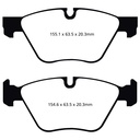 EBC Brakes Yellowstuff Performance Brake Pads
