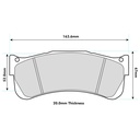Pagid RSL29 Brake Pads To Fit Brembo 07.7293 / OE Calipers