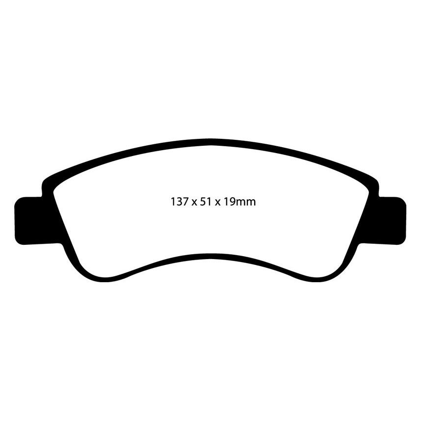EBC Brakes Yellowstuff Performance Brake Pads