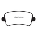 EBC Brakes Yellowstuff Performance Brake Pads