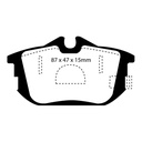 EBC Brakes Yellowstuff Performance Brake Pads