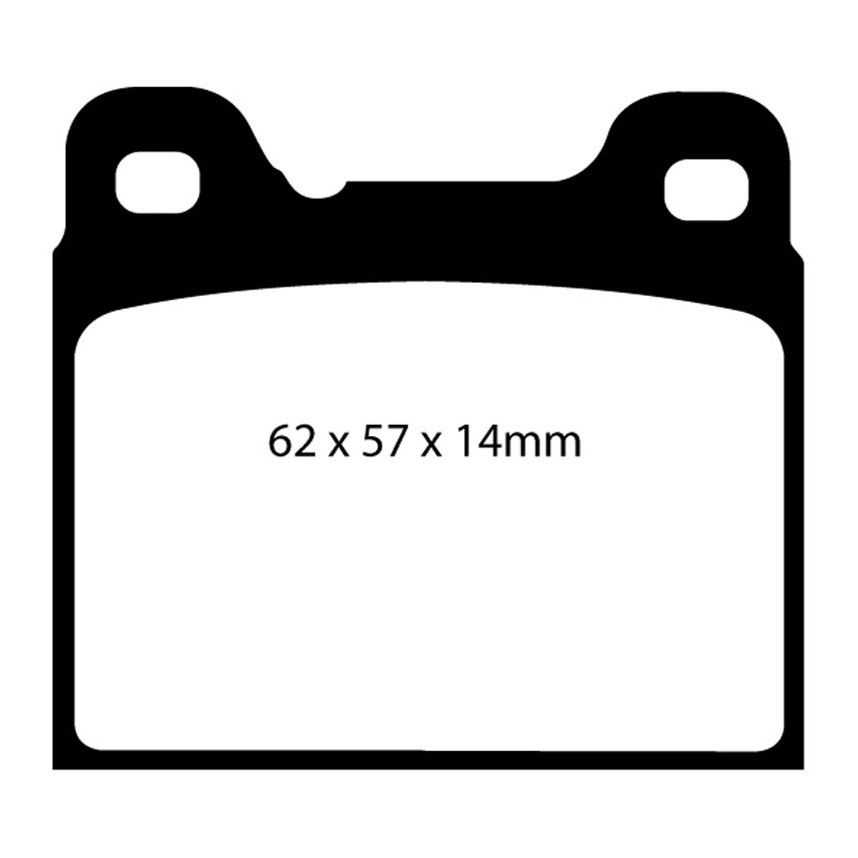EBC Brakes Yellowstuff Performance Brake Pads