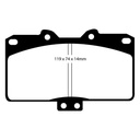 EBC Brakes Yellowstuff Performance Brake Pads