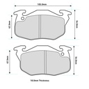 Ferodo DS3000 Brake Pads