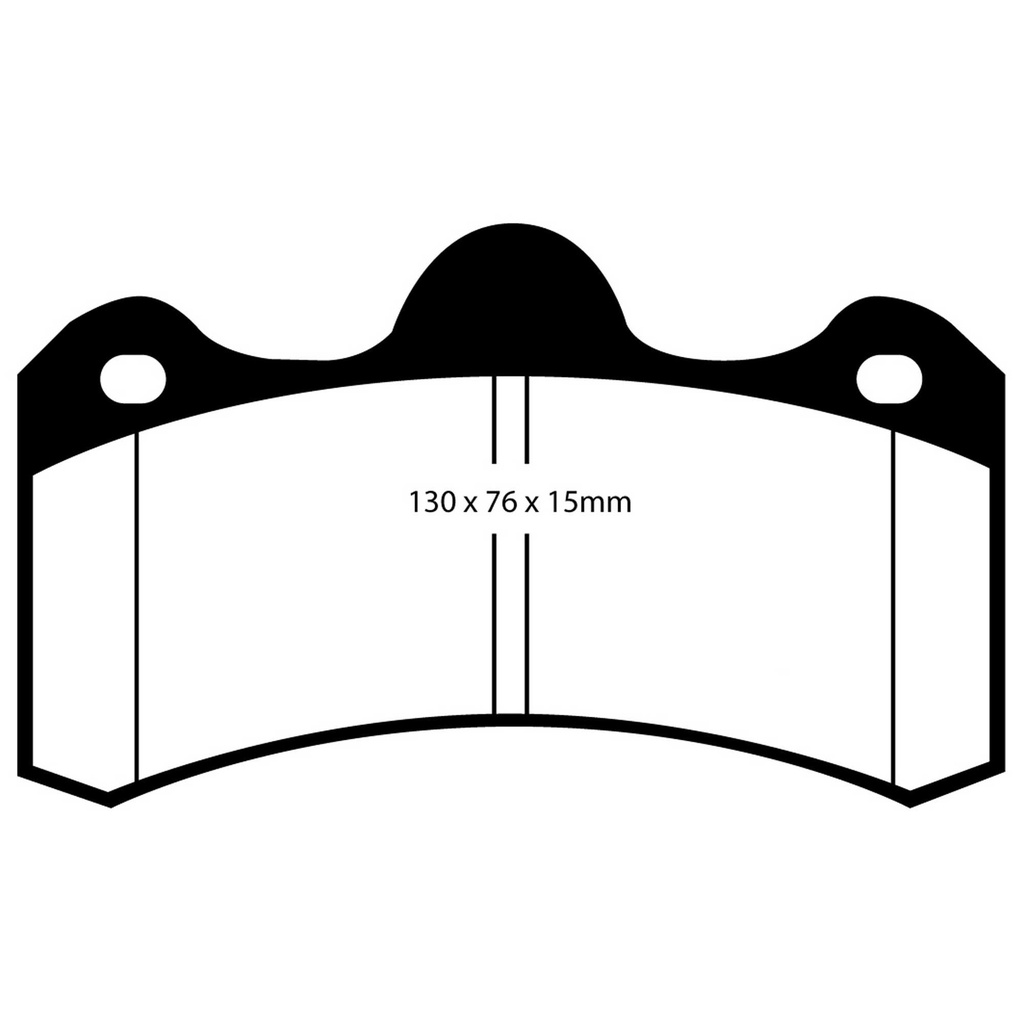 EBC Brakes Yellowstuff Performance Brake Pads