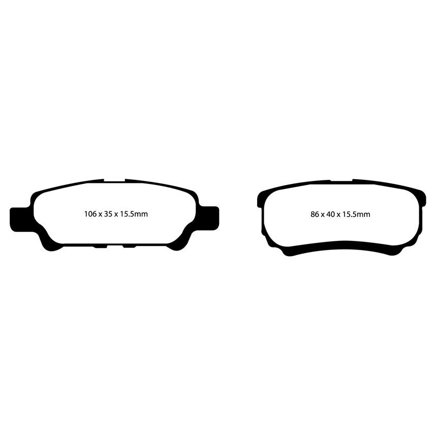 EBC Brakes Yellowstuff Performance Brake Pads