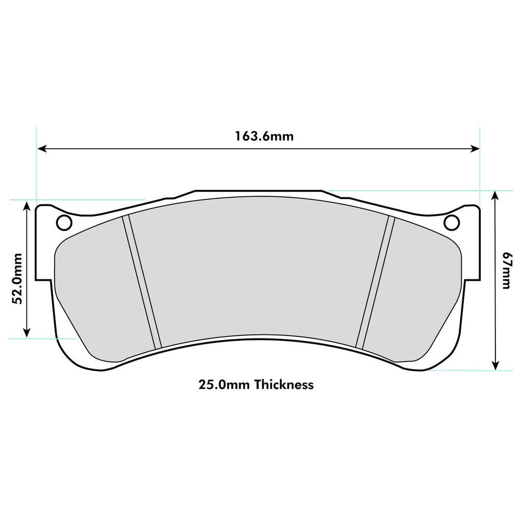 Pagid RST3 Brake Pads To Fit Brembo 07.7293.7 Calipers