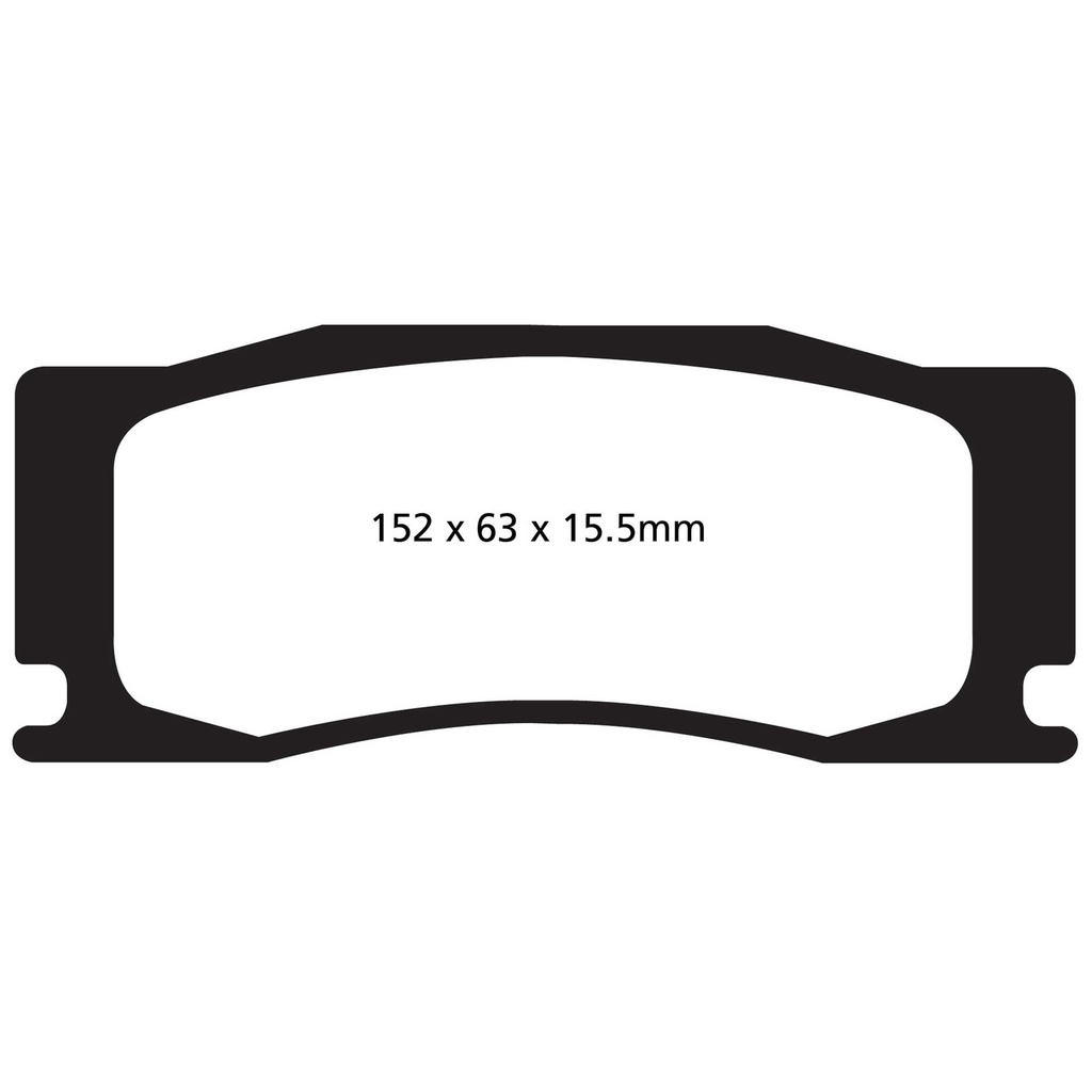 EBC Brakes Yellowstuff Performance Brake Pads