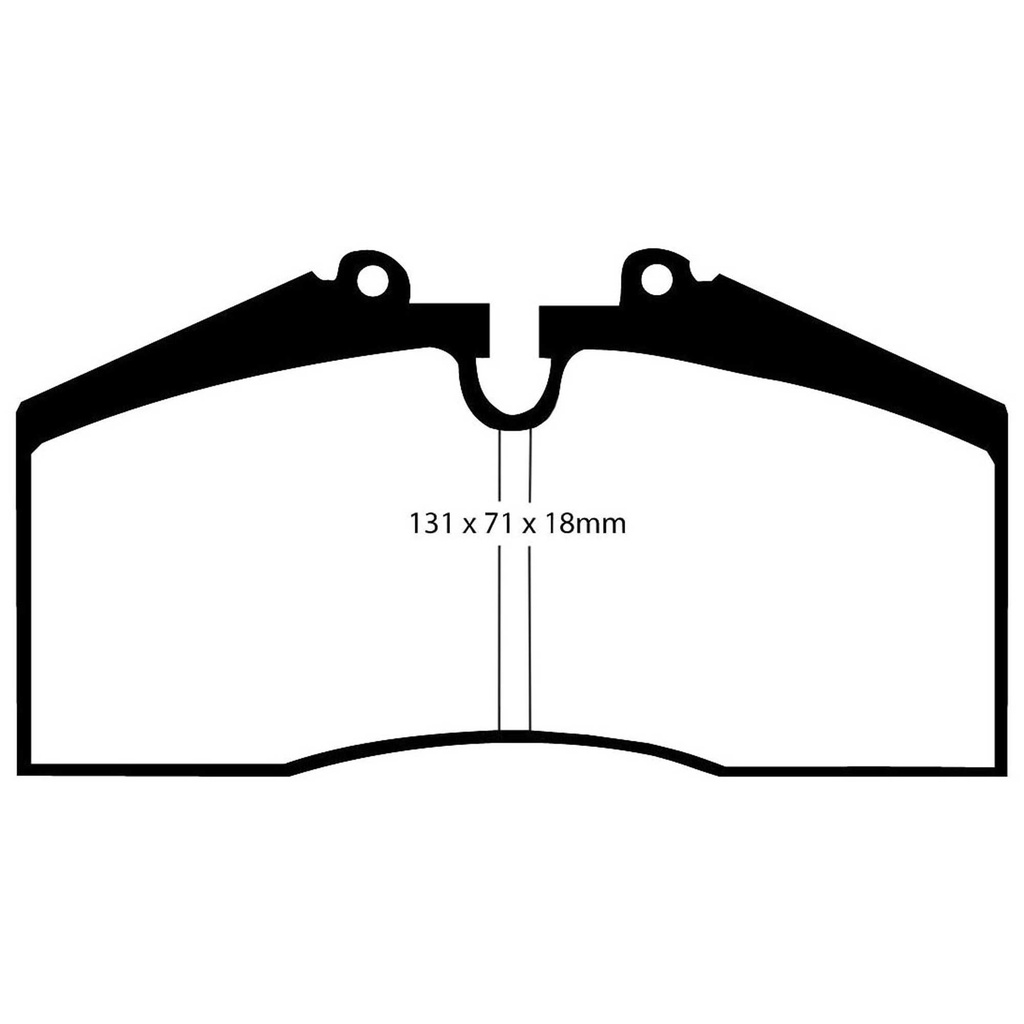 EBC Brakes Yellowstuff Performance Brake Pads