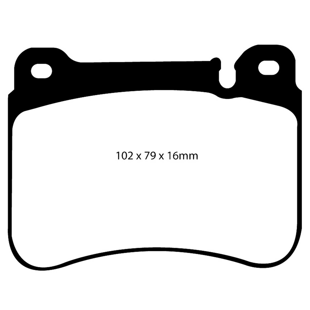 EBC Brakes Yellowstuff Performance Brake Pads
