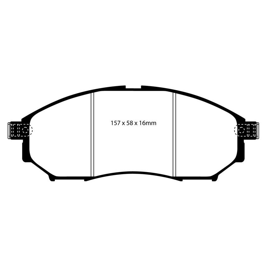 EBC Brakes Yellowstuff Performance Brake Pads