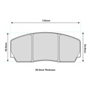 Performance Friction 01 Brake Pads To Fit AP Racing CP2279 / OE Calipers