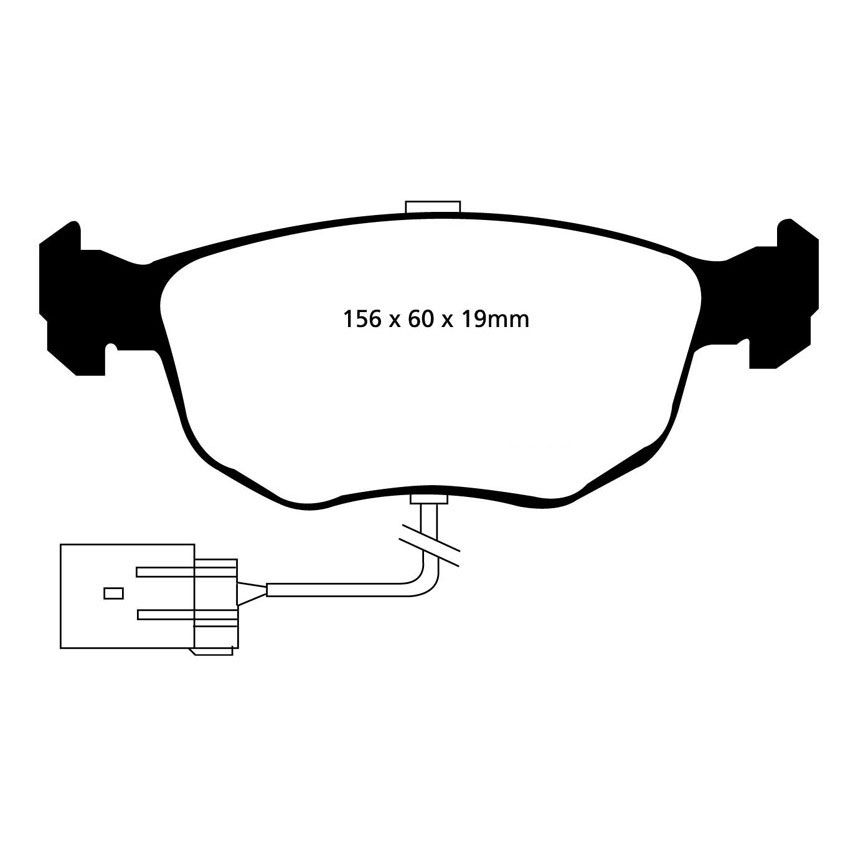 EBC Brakes Yellowstuff Performance Brake Pads