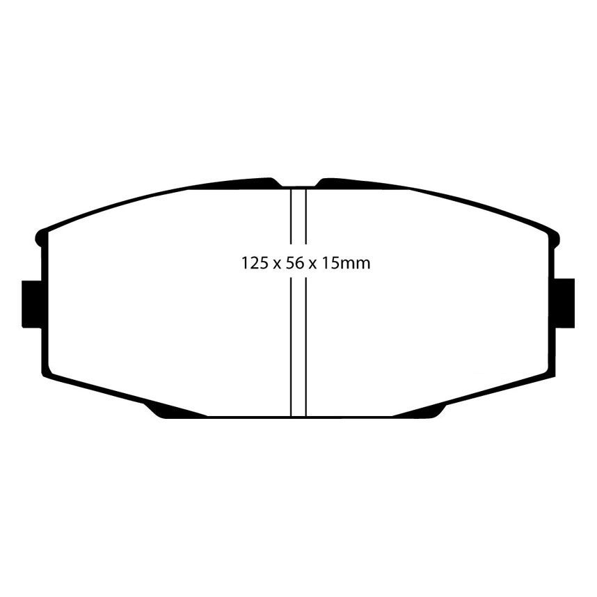 EBC Brakes Yellowstuff Performance Brake Pads