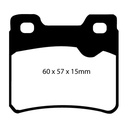 EBC Brakes Yellowstuff Performance Brake Pads