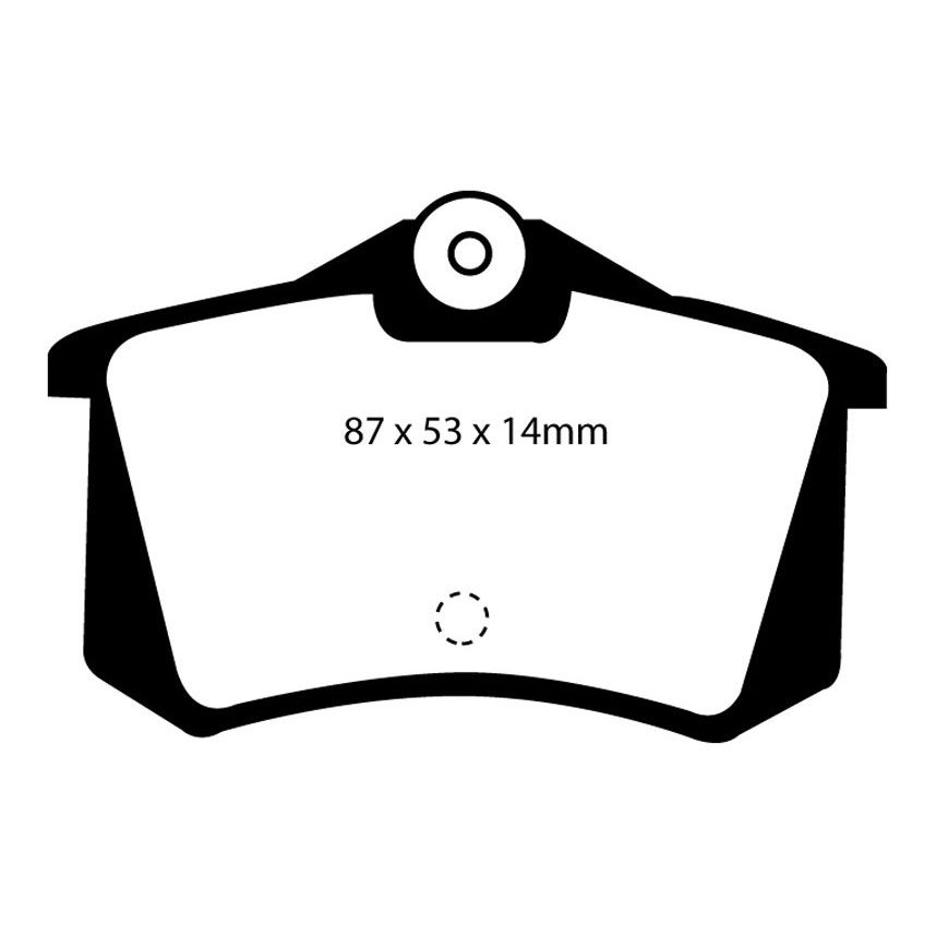 EBC Brakes Yellowstuff Performance Brake Pads