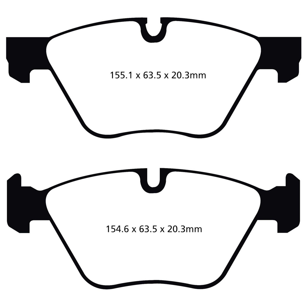 EBC Brakes Yellowstuff Performance Brake Pads