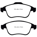 EBC Brakes Yellowstuff Performance Brake Pads