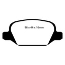 EBC Brakes Yellowstuff Performance Brake Pads
