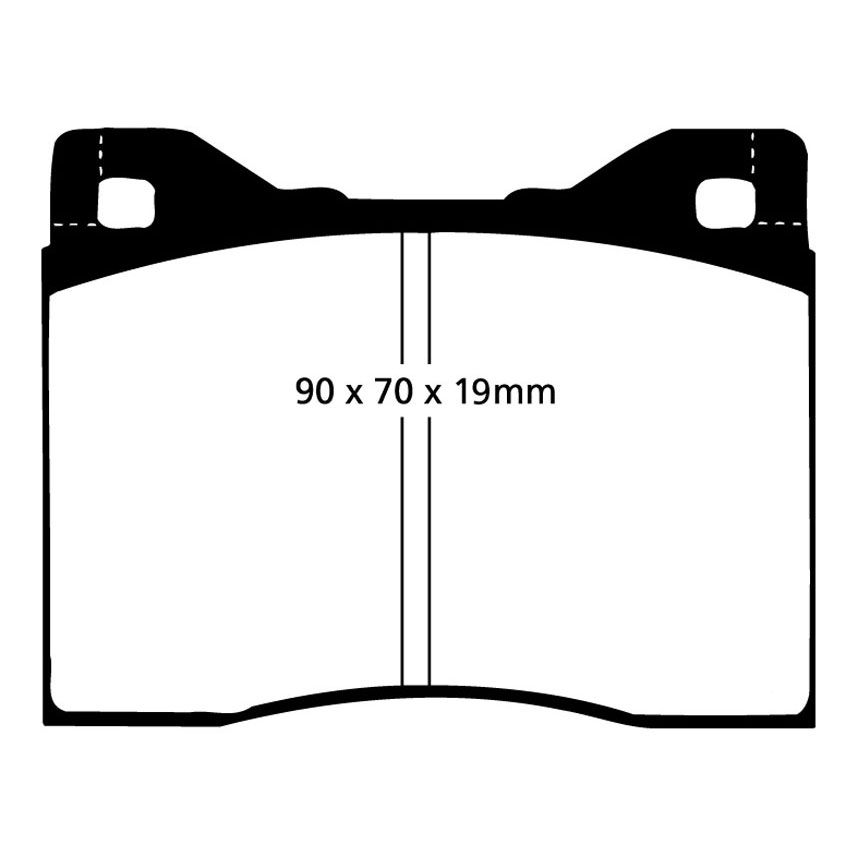 EBC Brakes Yellowstuff Performance Brake Pads