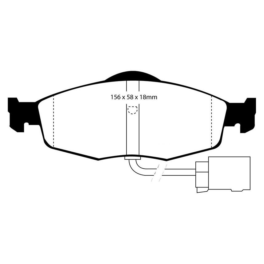 EBC Brakes Yellowstuff Performance Brake Pads