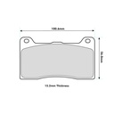EBC Brakes Redstuff Brake Pads To Fit Wilwood Narrow Dynalite Calipers