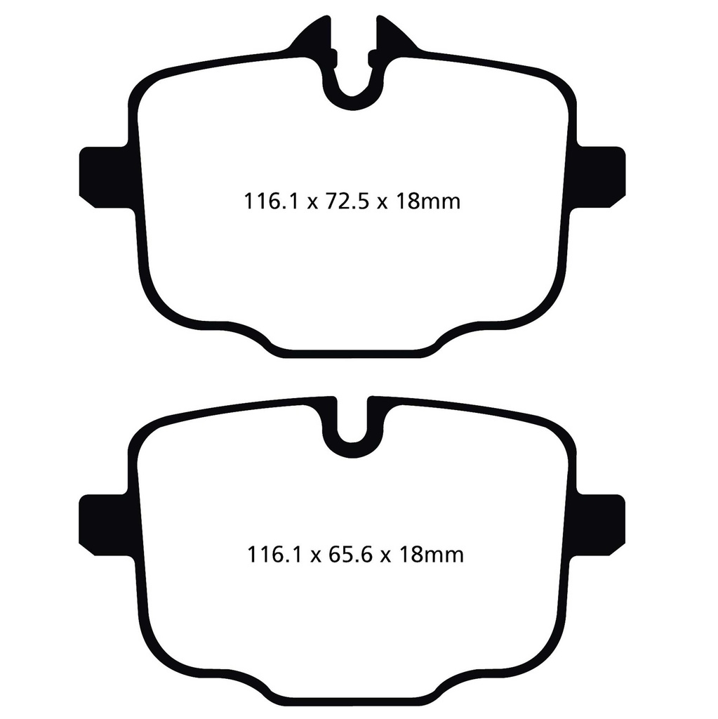 EBC Brakes Yellowstuff Performance Brake Pads