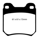 EBC Brakes Redstuff Performance Brake Pads