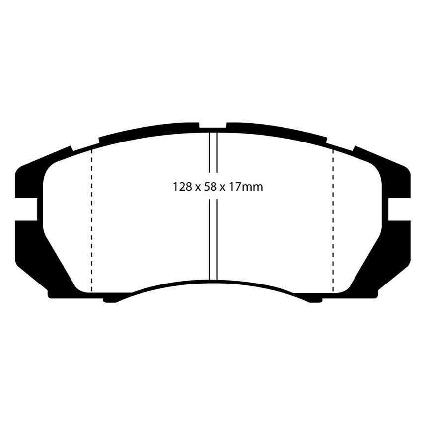 EBC Brakes Yellowstuff Performance Brake Pads