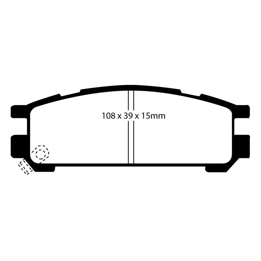 EBC Brakes Yellowstuff Performance Brake Pads