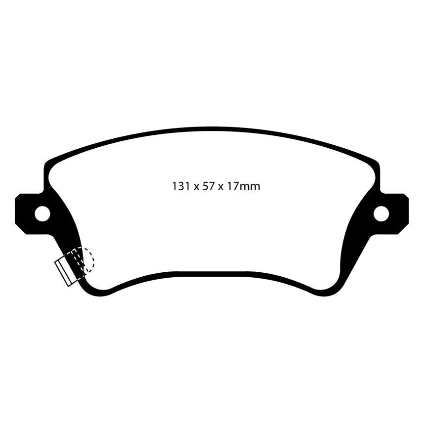 EBC Brakes Yellowstuff Performance Brake Pads