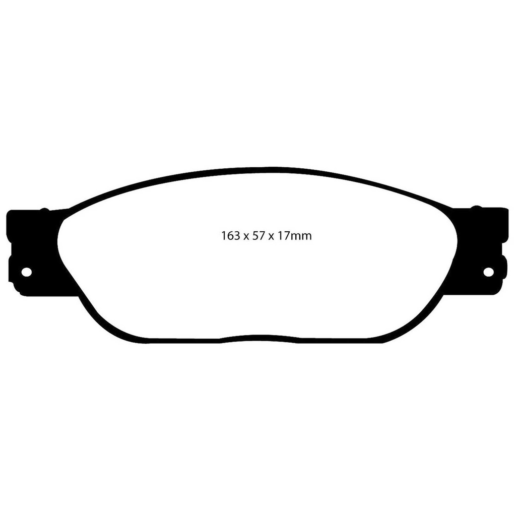 EBC Brakes Yellowstuff Performance Brake Pads