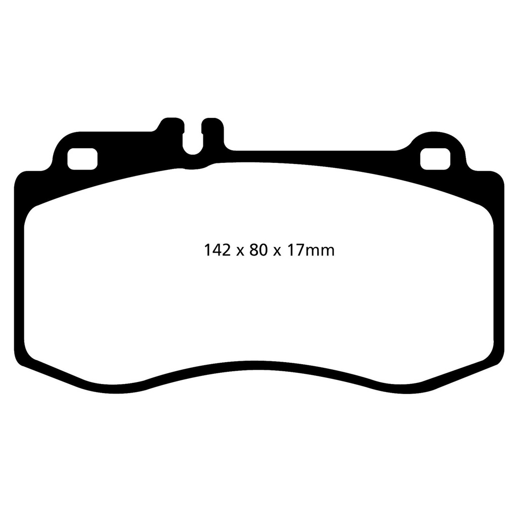 EBC Brakes Yellowstuff Performance Brake Pads