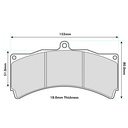 Pagid RSL1 Brake Pads To Fit AP Racing CP5555/CP5060 Calipers