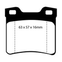 EBC Brakes Yellowstuff Performance Brake Pads