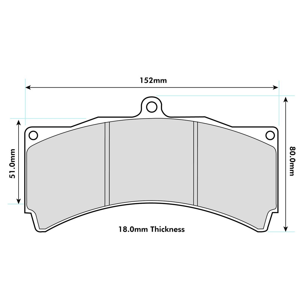 Ferodo DS1.11 Brake Pads To Fit AP Racing CP5555/CP5060 Calipers