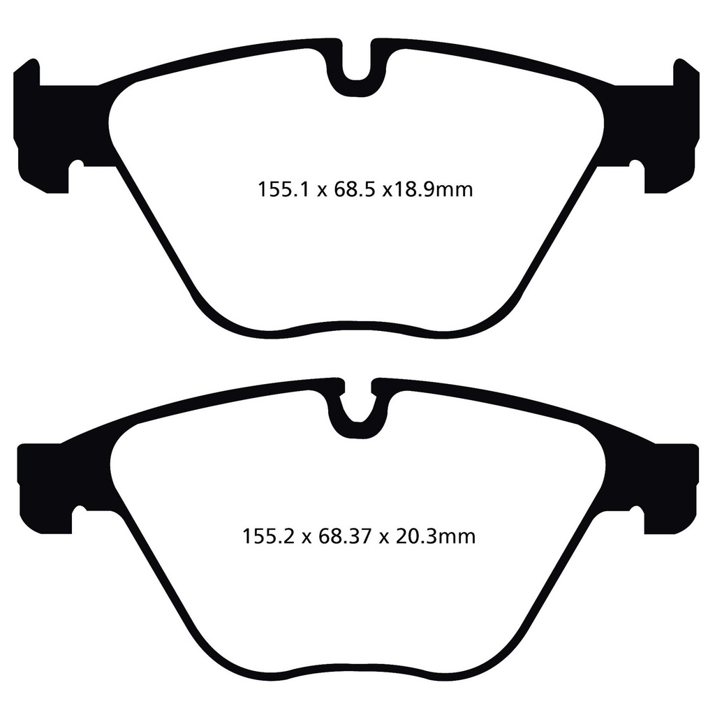 EBC Brakes Yellowstuff Performance Brake Pads